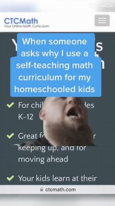 There's only so much of you to go around. Why not let your math curriculum ALSO be your kids' math teacher? CTCMath has it all. Sign up for a free trial today and see how it can help you! #Homeschool #homeschooling #howtohomeschool #ctcmath #homeschoolmom #mathsuccess #mathfun #mathforkids #mathhelp # matheducation#onthisday | CTCMath