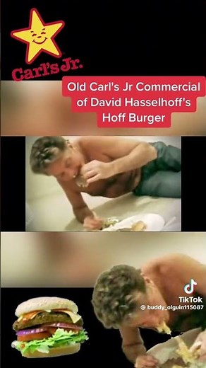 David Hasselhoff Burger commercial