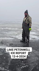 10K views · 62 reactions | Lake Petenwell ice report. With Fishing 101 Adventures 12-4-2024 . #wisco3 #hardwaterfishing #icefishing #walleye #walleyefishing #Wisconsin #hardwater | Wisco3 Ice Fishing Co | Facebook