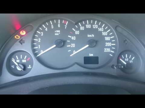 Opel Corsa C dashboard error, engine doesn't start.