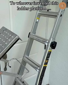Universal Fit Aluminum Ladder Extension Platform ✅ Universal compatibility design attaches securely to most ladders for added working space ✅ Durable aluminum construction provides a strong, stable, and lightweight standing platform ✅ Slip-resistant surface ensures safe footing while performing elevated tasks like painting or repairs Order Here 👉 https://homeessentials.in/products/universal-fit-aluminum-ladder-extension-platform | Home Essentials