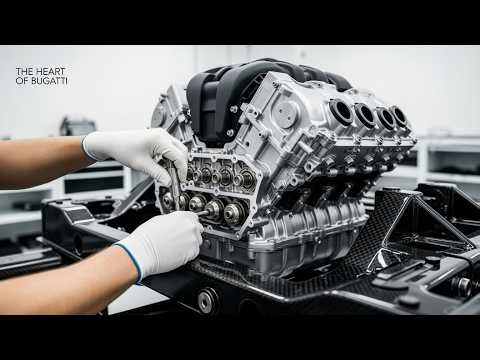 Inside the Bugatti Chiron Factory – (Full Process) A $10M Hypercar