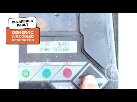 Generac Generator Air Cooled Reset Fault
