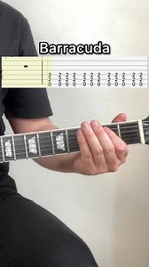 Barracuda Guitar Get over 200 pdf Tabs on patreon.com/1jour1riff #guitartabs #guitarcover #guitartutorial #learnguitar #coursdeguitare #guitarsolo #guitarstagram #fypシ゚ | Skid Vyk