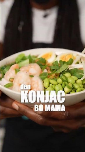 Konjac noodle bowl met garnalen: 380 Kcal, 10 gr KH en 45 gr Eiwit! - Low carb en Super Dushi!