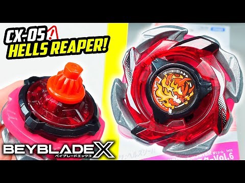 It Has A *STRANGE BALANCE*!😅 New CX-05 Hells Reaper T 4-70K Unboxing and Review of Beyblade X!