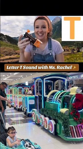 T says /t/! 🚂 | Ms. Rachel Letter T Sound | Athena Pariz