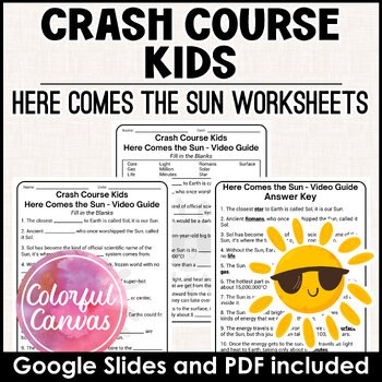 Crash Course Kids | 5.1 Here Comes the Sun | Worksheet Video Guide