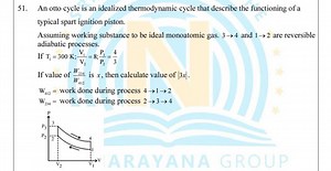 An otto cycle is an idealized thermodynamic cycle that describe... | Filo