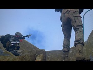 U.S troops try their best to hold back a hostile insurgent attack on a road. Heavy casualties were sustained by both sides but ultimately the checkpoint remained secure.#military #america #history #war 🇺🇸
