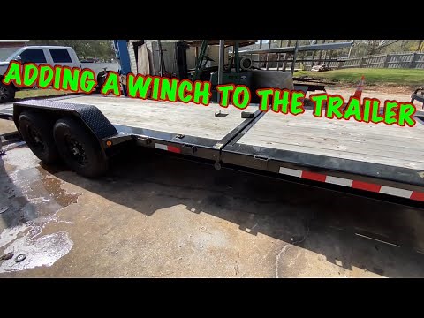 How to ADD A REMOVABLE WINCH TO YOUR TRAILER the easy way