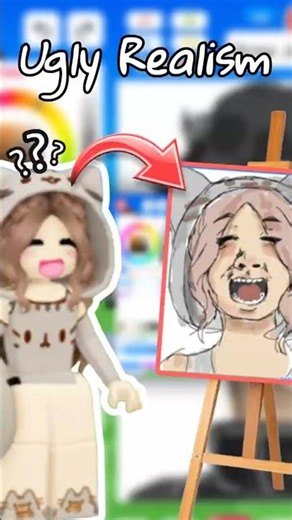 turning the avatars into the funniest ugly avatars drawing(ITS BAD) #roblox #robloxart #challenge