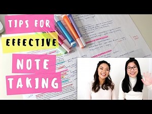 Tips for EFFECTIVE note-taking! | Back to school advice