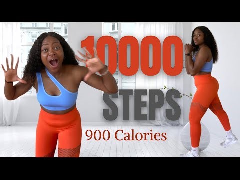 10000 STEP AEROBIC WALKING WORKOUT AT HOME | Burn Up To 900 Calories in 1 Hour | 10K STEPS