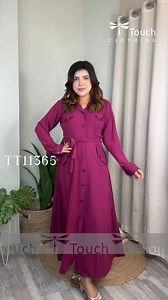 2.1K views · 198 reactions | RSVQ- Redefining everyday style with grace. Design Code: TT11365 Bust: 38-44 Sleeve: 22 Length: 48 Fabric: Thai Georgette (Pocket Included + Full body open button) #style #threepiece #outfitoftheday #outfitofthedayideas #ttouchclothing | TTouch Clothing | Facebook