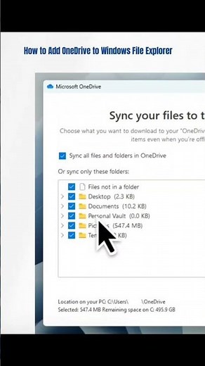 How to Add OneDrive to Windows File Explorer