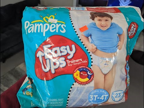 Unboxing Vintage Pampers Easy Ups for Boys with Go Diego Go! Prints