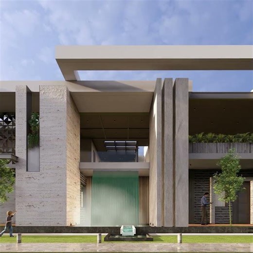 House Elevation Design that inspires by Aastitva. #3delevationdesign #house #housedesign