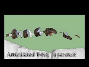 Trex Articulated Papercraft