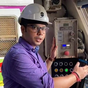 CR installed Audio Alert System in EMU rakes to alert motormen for approaching red signal. This is in addition to earlier installed visual indication 'Auxillary Warning System' in rakes & Magnet on tracks. Brake application at red signal ensured by these systems to ensure safety. | Central Railway