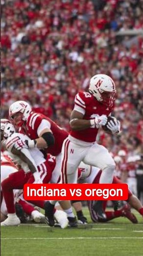 Indiana vs oregon #collegefootball #college #football #peachbowl