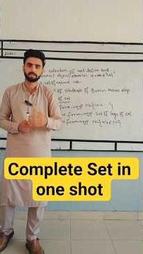 Sets Class 10 Maths Quick Explanation | Board Exam Trick. #education #sets #maths #viral #shorts
