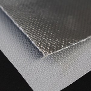 [Hot Item] Silicone Rubber Aluminum Coated Fiberglass Radiant Heat Reflective Fabric