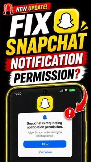 Fix Snapchat Is Requesting Notification Permission