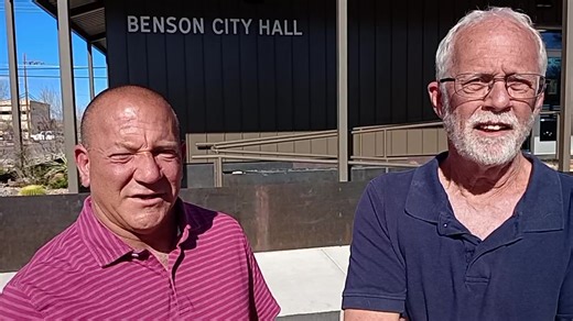 ‼️BENSON RECALL SPECIAL ANNOUNCEMENT:‼️ CoolFM "Your Voice, Your Vote": Mary Moran interviews Benson City Council Candidates Ross Kaplowitch and Mark Boyle as part of the Benson City Council Special Recall election on May 19 - Citizens collected signatures to recall four Benson City Councilmembers over lack of transparency regarding the proposed Aluminum Dynamics processing plant. Benson special recall election is May 19. AZ Primary Election is July 21.. General Election is November 3. This is a