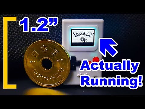 World's Smallest Gameboy Plays Pokémon - Thumby