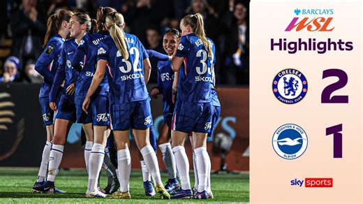 Chelsea 2-1 Brighton | Women's Super League highlights
