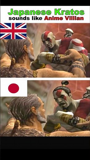 God of War - Japanese Kratos dub is good - God of War Zeus Fight 💀 #godofwar #kratos #playstation