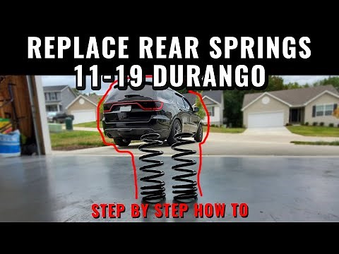 How to Install Rear Springs 2011-2019 Durango