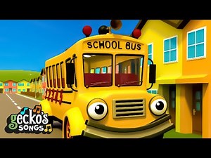 Sammy The School Bus Song｜Gecko's Garage Songs｜Kids Songs｜Trucks for Kids
