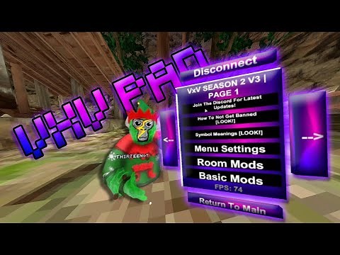 This Menu is SO OVERPOWERED.... | VXV Pad Season 2 V3.0 | Gorilla Tag Modding