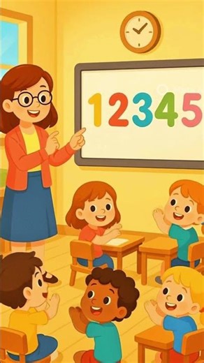 One Two Three Four Five | Learn Number | Kids Funny Music #kindergarten #kinderjoy #kindergartensong