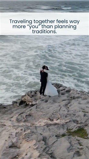 Eloping isn’t about skipping something... It’s about choosing what matters most.💙 Less pressure.