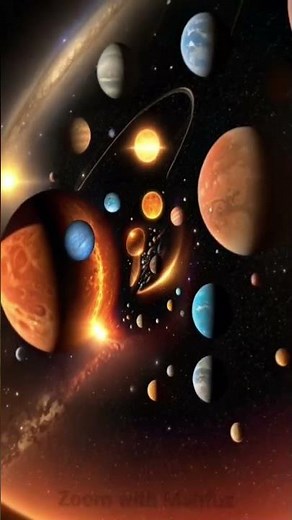 Infinite Zoom Through the Solar System 🌌 | Satisfying Space Video (HD)