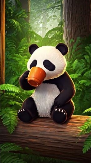 Jab Panda ne chai pi… Internet hil gaya! 😯☕