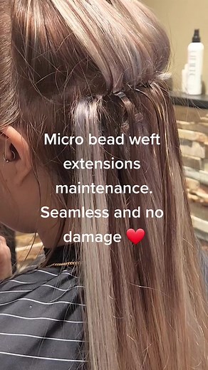 Micro Bead Weft Extensions: Maintenance Tips and Results