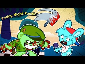 MELLHOR MOD DE HTF EM FNF!! Friday Night Funkin Vs Flippy - Happy Tree Funkers Mod