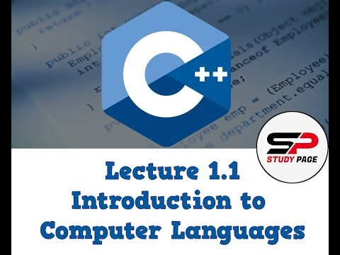 Lecture 1.1: Introduction to Computer Languages