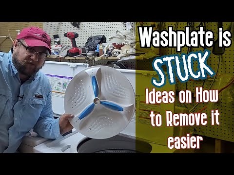 Washplate Stuck - More Ideas to Remove a Difficult Whirlpool Wash Plate
