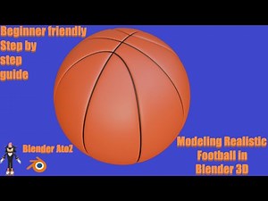 Modeling Realistic Football in Blender 3D | Beginner friendly | Step by step