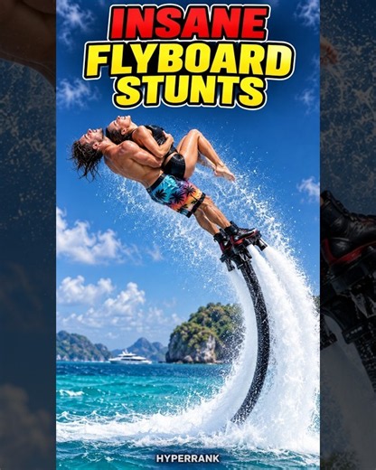 Ranking The World's Most Insane Flyboard Routines 🌊🌪️ #extremesports #ranking