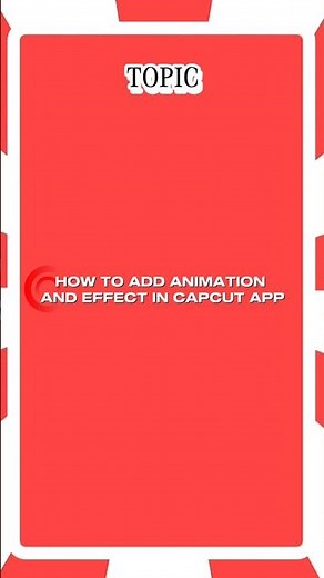 ⭐ CapCut Day 2: How to Add Animation to Your Videos (Beginner Tutorial)