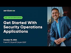 Get Started With Security Operations Applications