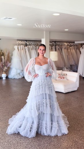 Unique Blue Wedding Gowns for Modern Brides