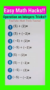 32K views · 883 reactions | 3-Minutes Math Hacks: Operation on...