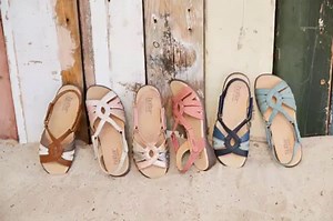 Treat your feet to comfort and style this season with our latest offer, 2 pairs of sandals for £95! Terms and conditions apply. Find out more at www.hotter.com. | Hotter Shoes